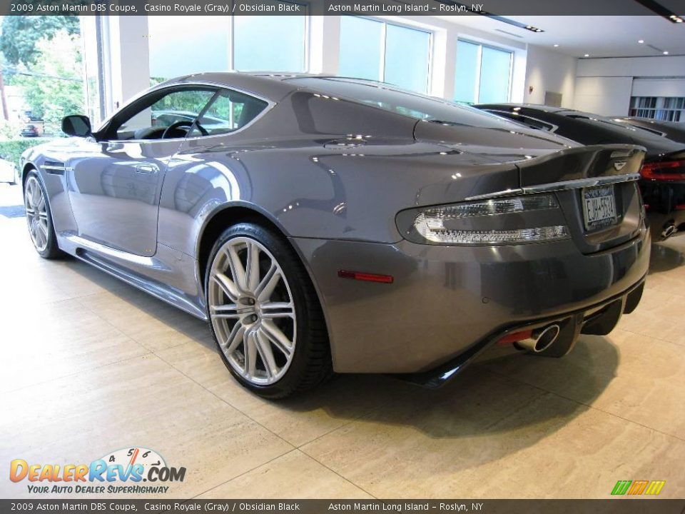 2009 Aston Martin DBS Coupe Casino Royale (Gray) / Obsidian Black Photo #4