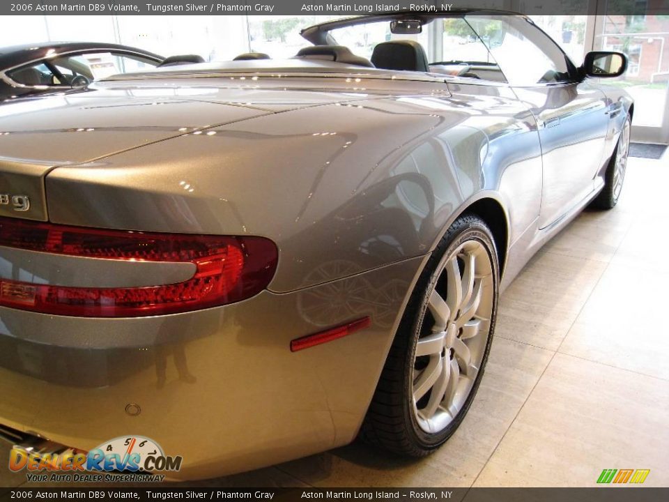 2006 Aston Martin DB9 Volante Tungsten Silver / Phantom Gray Photo #14