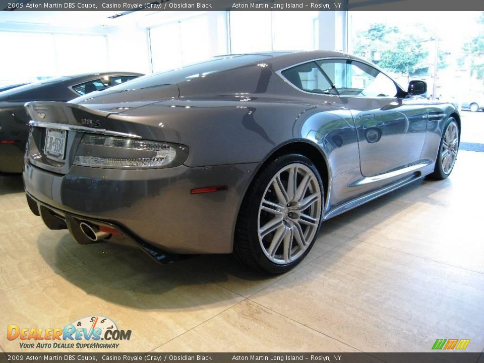 2009 Aston Martin DBS Coupe Casino Royale (Gray) / Obsidian Black Photo #5