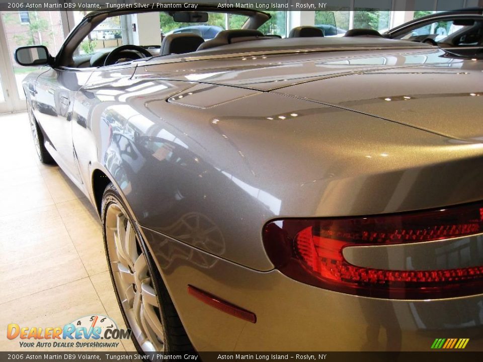 2006 Aston Martin DB9 Volante Tungsten Silver / Phantom Gray Photo #15
