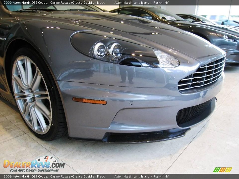 2009 Aston Martin DBS Coupe Casino Royale (Gray) / Obsidian Black Photo #6