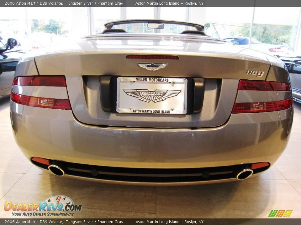 2006 Aston Martin DB9 Volante Tungsten Silver / Phantom Gray Photo #16