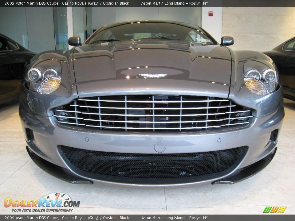 2009 Aston Martin DBS Coupe Casino Royale (Gray) / Obsidian Black Photo #7