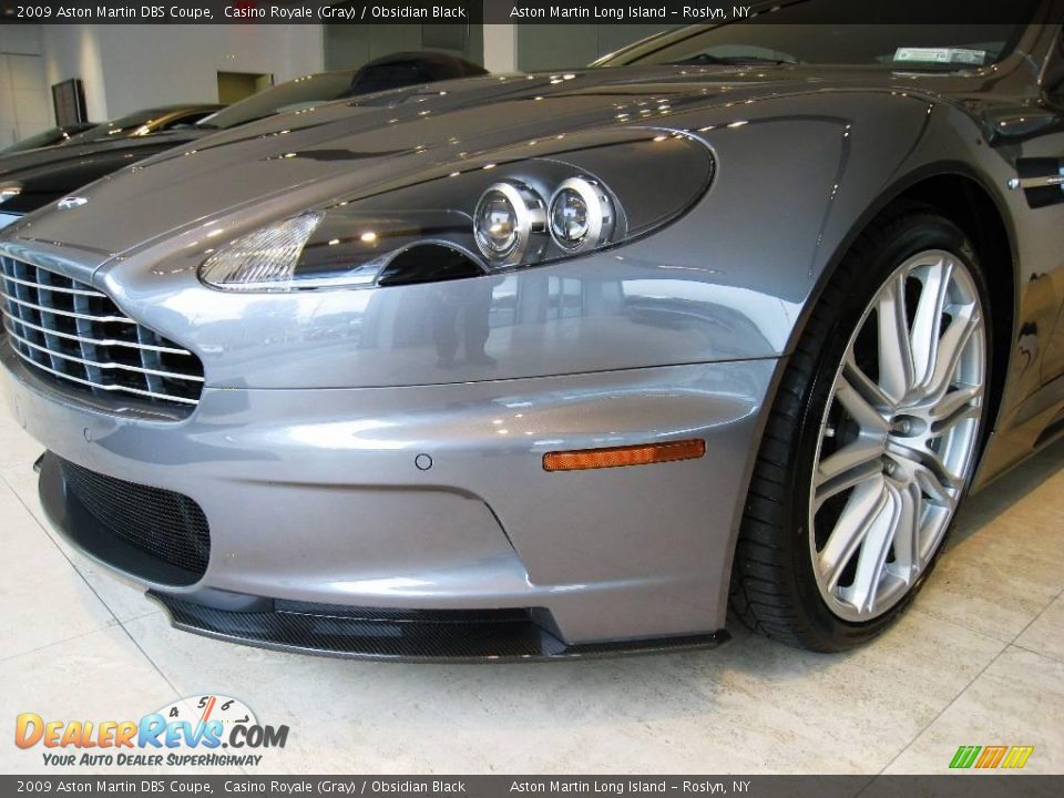 2009 Aston Martin DBS Coupe Casino Royale (Gray) / Obsidian Black Photo #8