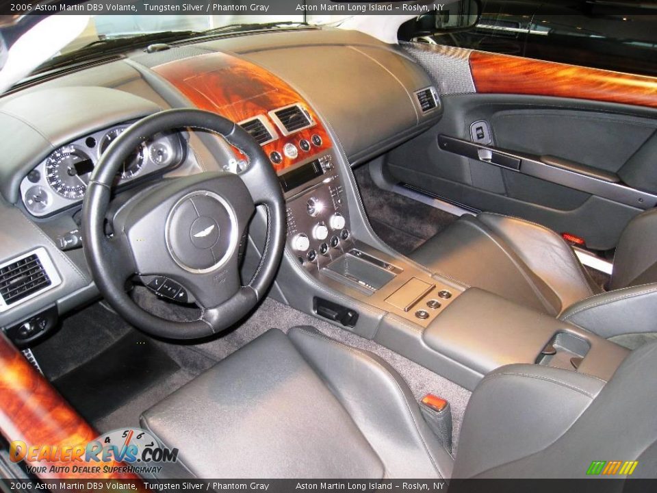 2006 Aston Martin DB9 Volante Tungsten Silver / Phantom Gray Photo #18