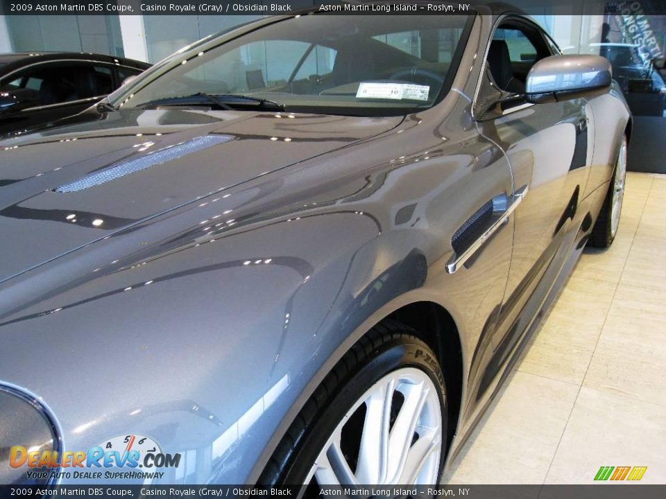 2009 Aston Martin DBS Coupe Casino Royale (Gray) / Obsidian Black Photo #9