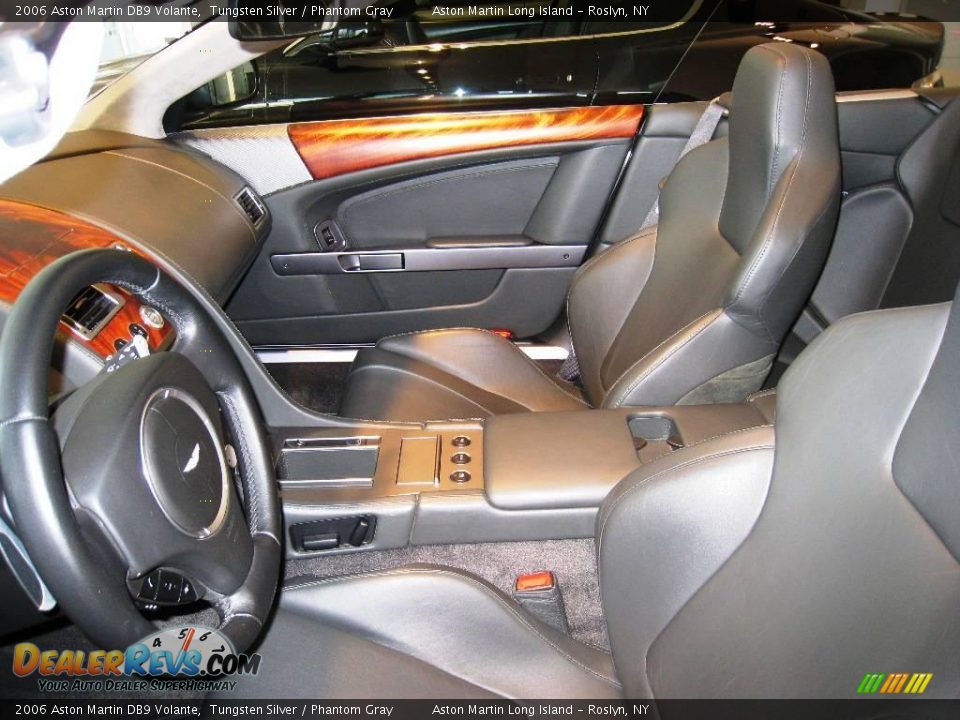 2006 Aston Martin DB9 Volante Tungsten Silver / Phantom Gray Photo #19