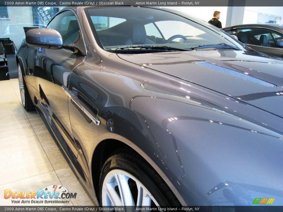 2009 Aston Martin DBS Coupe Casino Royale (Gray) / Obsidian Black Photo #10
