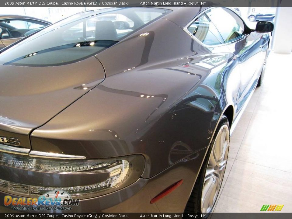 2009 Aston Martin DBS Coupe Casino Royale (Gray) / Obsidian Black Photo #11