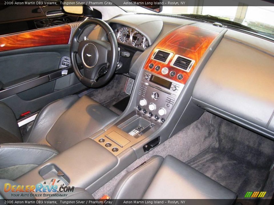 2006 Aston Martin DB9 Volante Tungsten Silver / Phantom Gray Photo #21