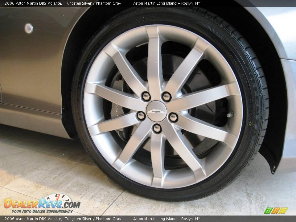 2006 Aston Martin DB9 Volante Tungsten Silver / Phantom Gray Photo #22