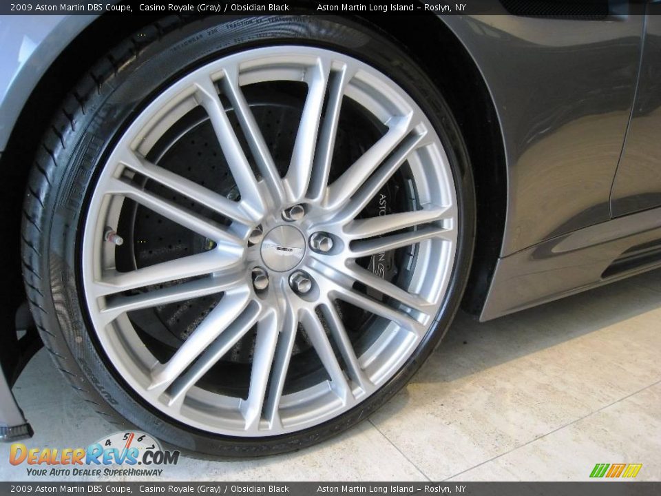 2009 Aston Martin DBS Coupe Casino Royale (Gray) / Obsidian Black Photo #13