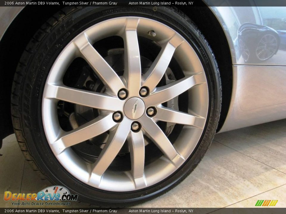 2006 Aston Martin DB9 Volante Tungsten Silver / Phantom Gray Photo #23