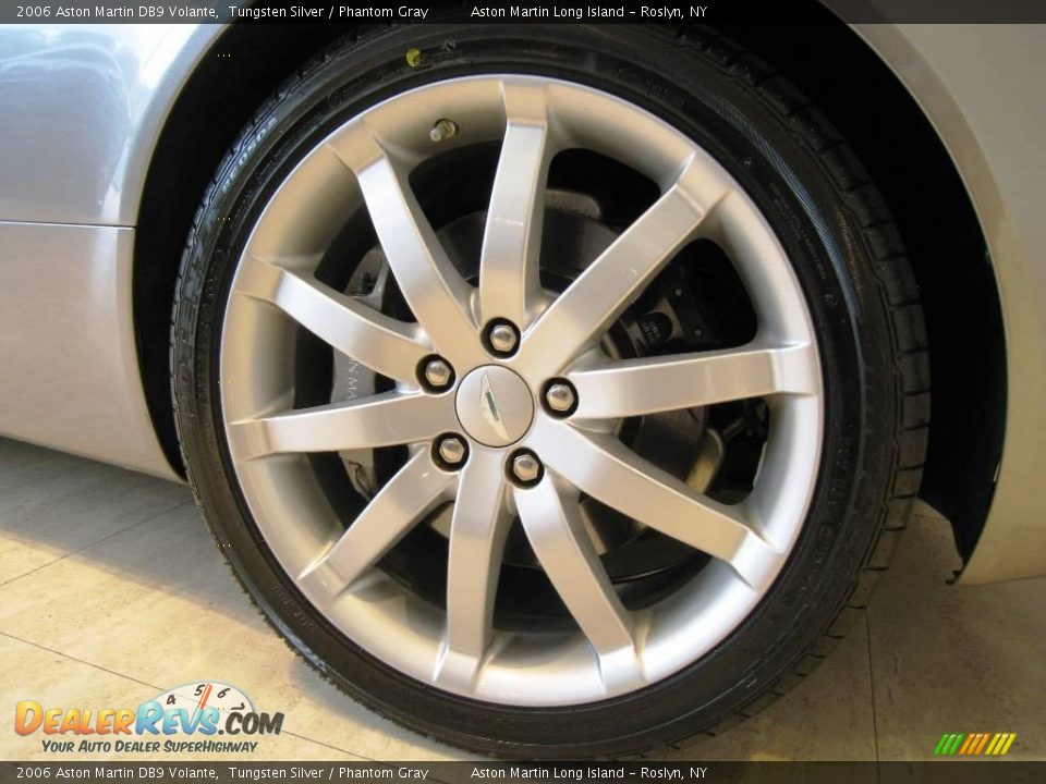 2006 Aston Martin DB9 Volante Tungsten Silver / Phantom Gray Photo #24
