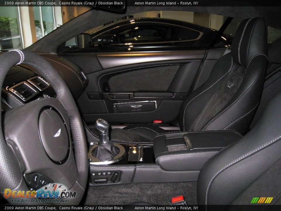 2009 Aston Martin DBS Coupe Casino Royale (Gray) / Obsidian Black Photo #15