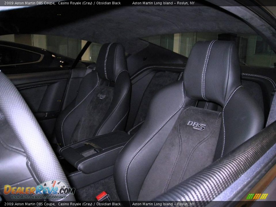 2009 Aston Martin DBS Coupe Casino Royale (Gray) / Obsidian Black Photo #16
