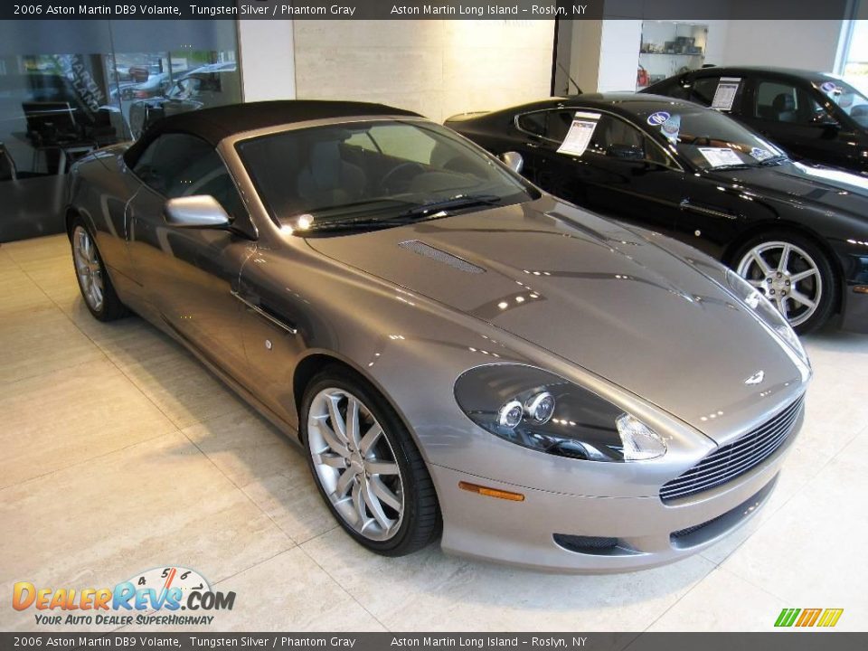 2006 Aston Martin DB9 Volante Tungsten Silver / Phantom Gray Photo #26