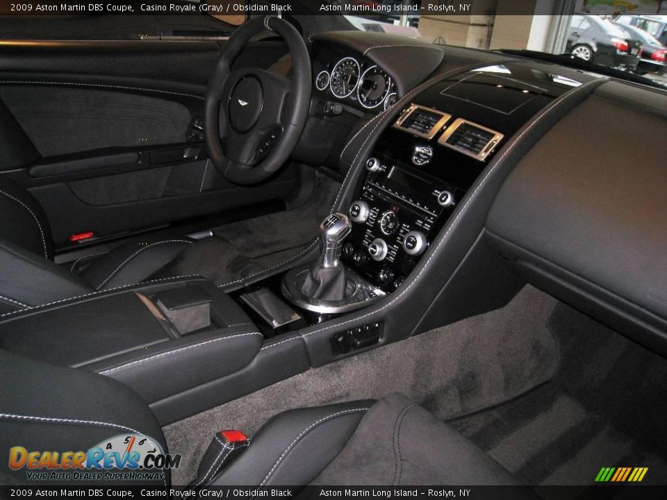 2009 Aston Martin DBS Coupe Casino Royale (Gray) / Obsidian Black Photo #17