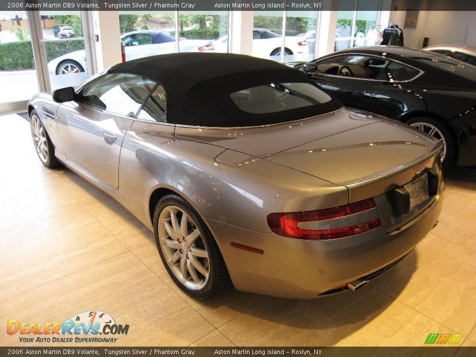 2006 Aston Martin DB9 Volante Tungsten Silver / Phantom Gray Photo #27