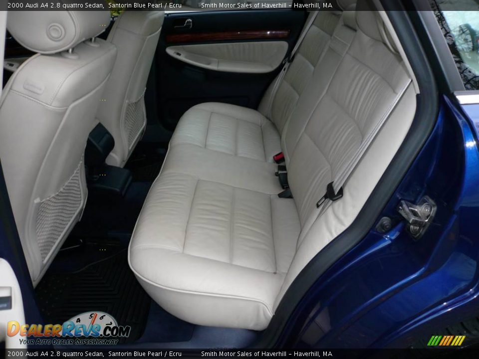 2000 Audi A4 2.8 quattro Sedan Santorin Blue Pearl / Ecru Photo #5