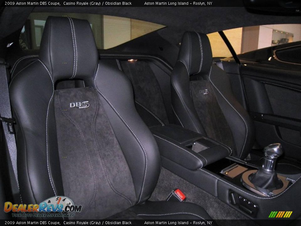 2009 Aston Martin DBS Coupe Casino Royale (Gray) / Obsidian Black Photo #18