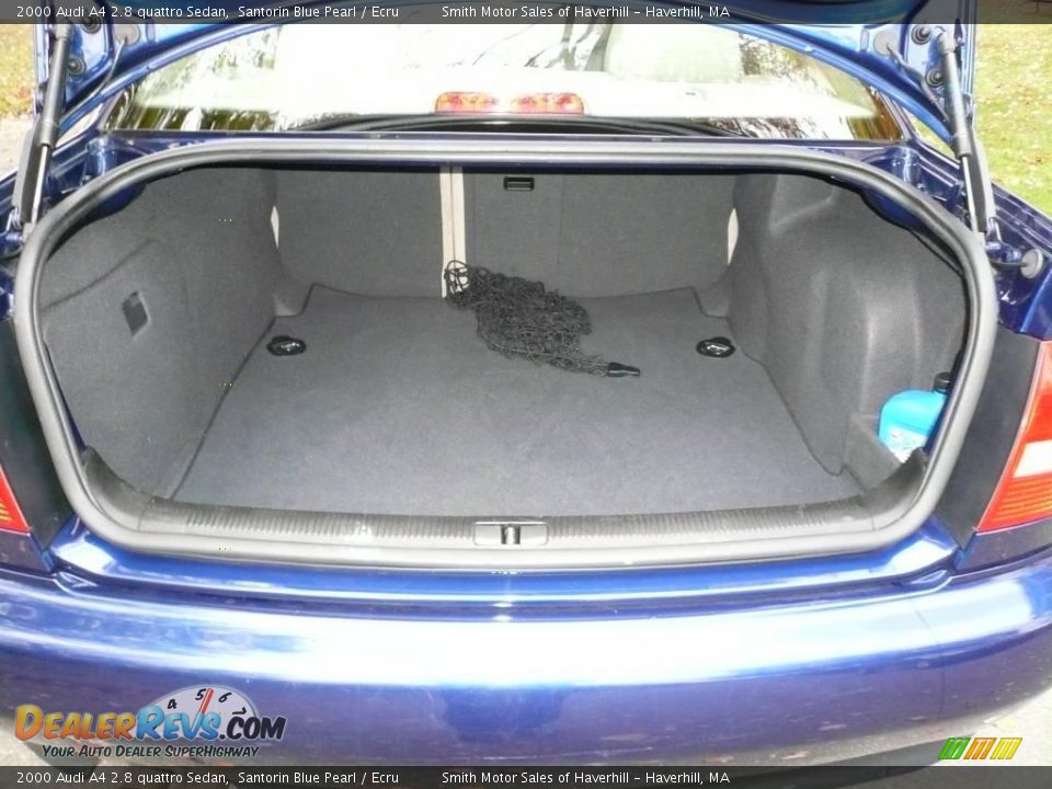 2000 Audi A4 2.8 quattro Sedan Santorin Blue Pearl / Ecru Photo #8
