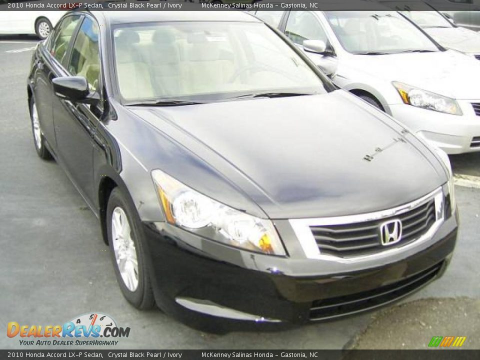 2010 Honda Accord LX-P Sedan Crystal Black Pearl / Ivory Photo #5