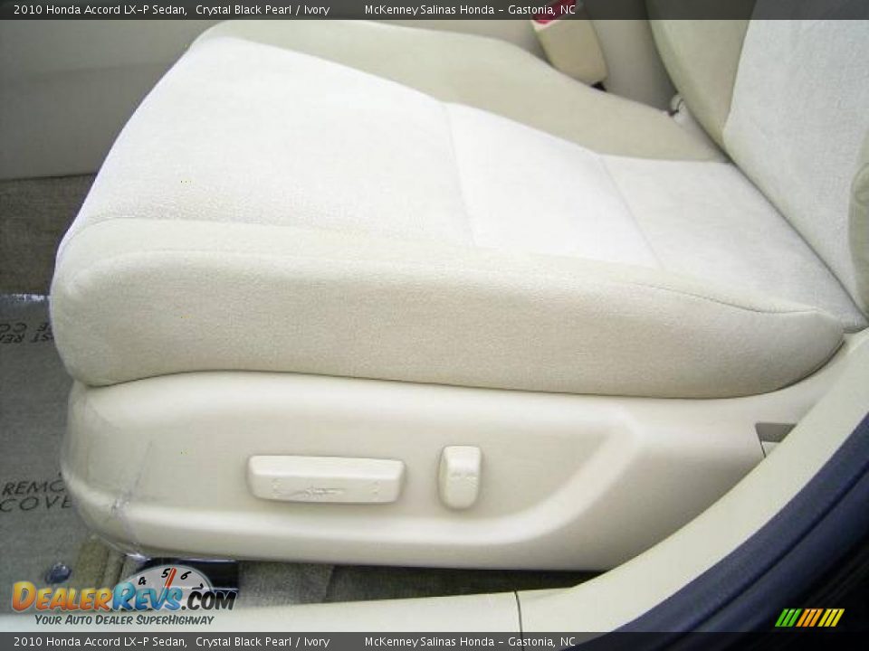 2010 Honda Accord LX-P Sedan Crystal Black Pearl / Ivory Photo #9