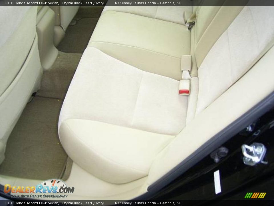 2010 Honda Accord LX-P Sedan Crystal Black Pearl / Ivory Photo #11