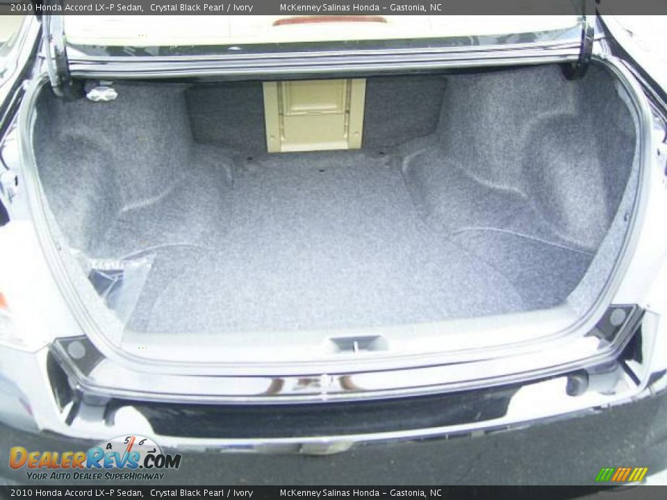 2010 Honda Accord LX-P Sedan Crystal Black Pearl / Ivory Photo #12