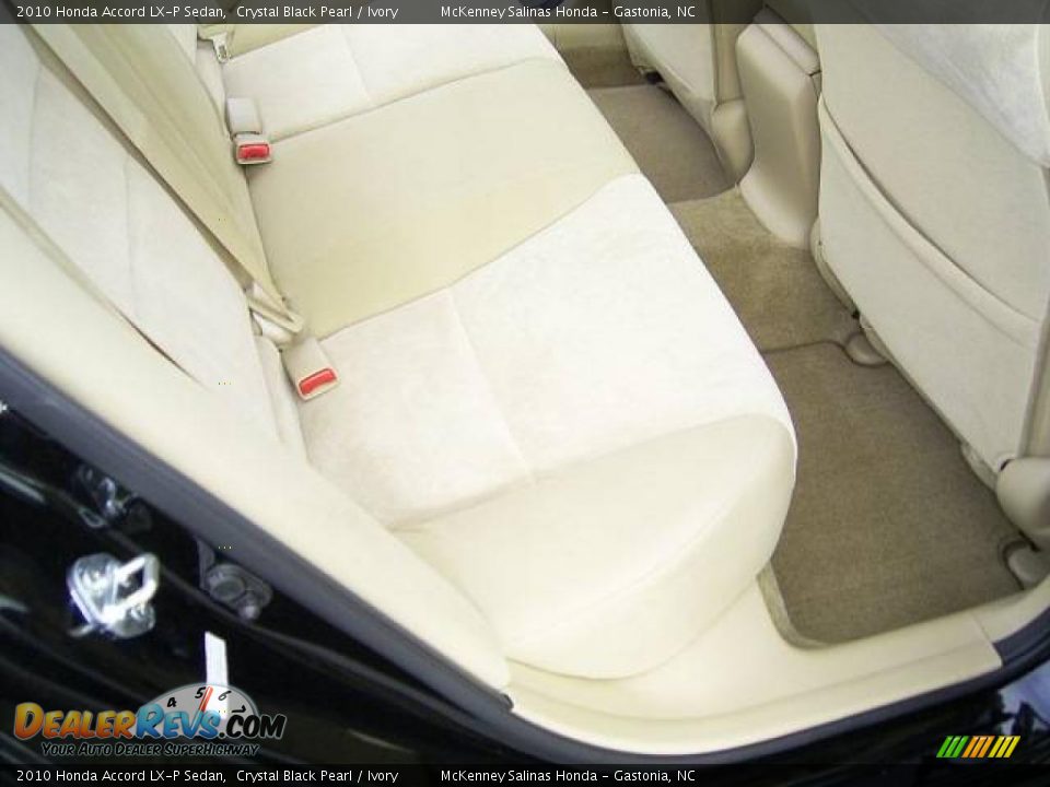 2010 Honda Accord LX-P Sedan Crystal Black Pearl / Ivory Photo #13