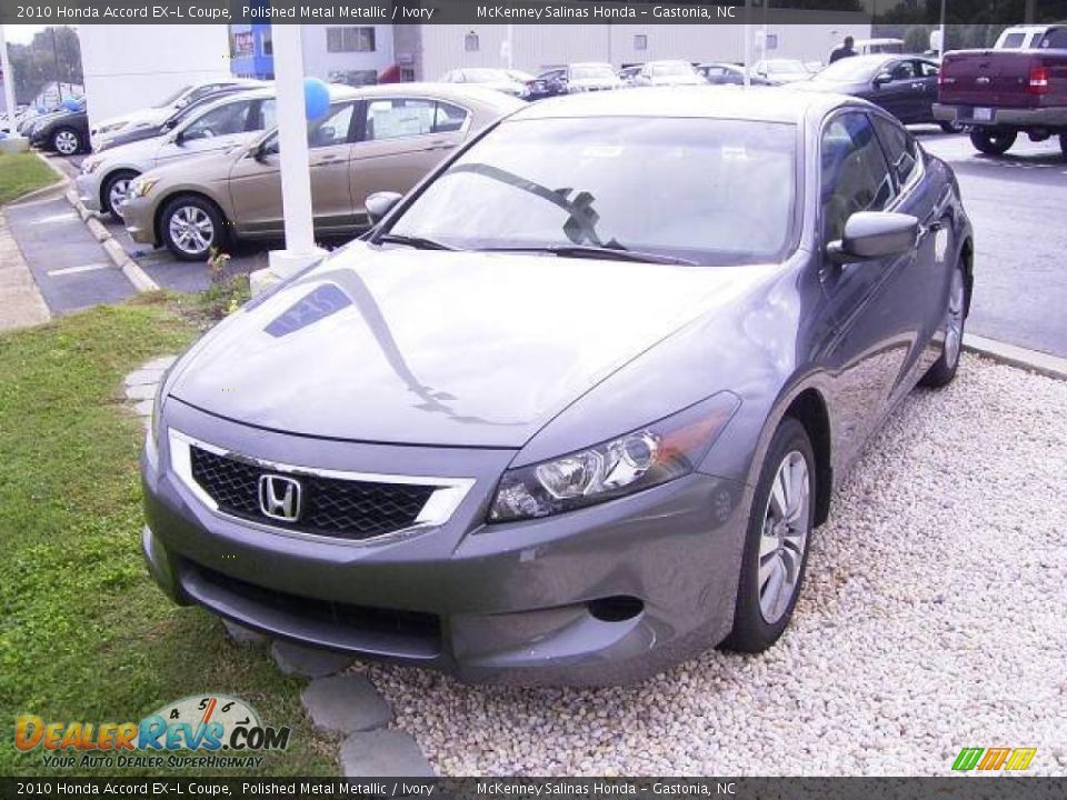 2010 Honda Accord EX-L Coupe Polished Metal Metallic / Ivory Photo #1