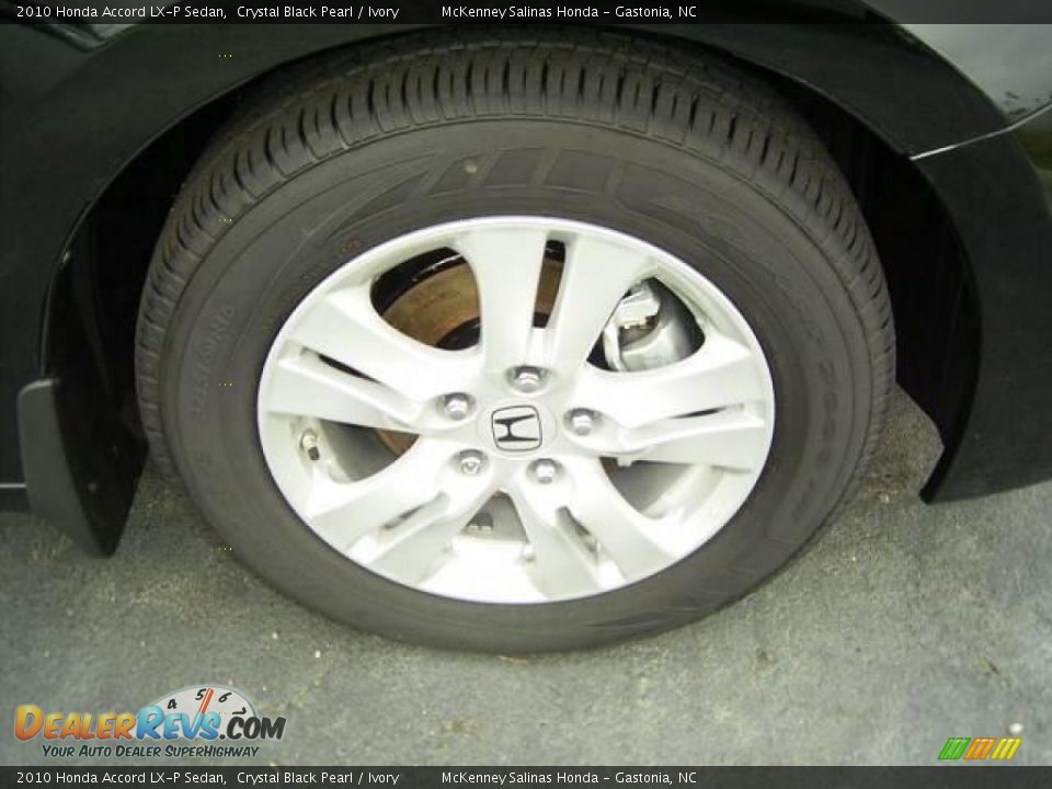 2010 Honda Accord LX-P Sedan Crystal Black Pearl / Ivory Photo #17