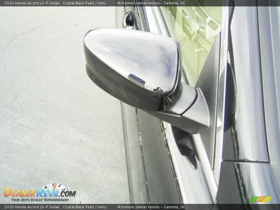 2010 Honda Accord LX-P Sedan Crystal Black Pearl / Ivory Photo #18