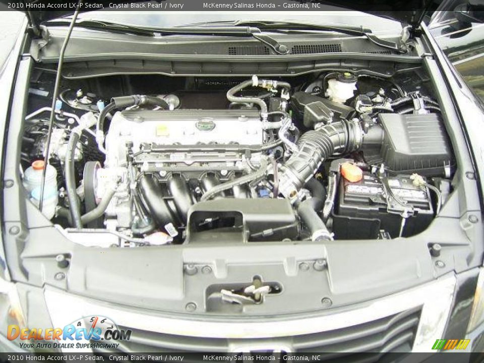 2010 Honda Accord LX-P Sedan Crystal Black Pearl / Ivory Photo #19