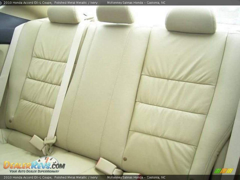 2010 Honda Accord EX-L Coupe Polished Metal Metallic / Ivory Photo #9