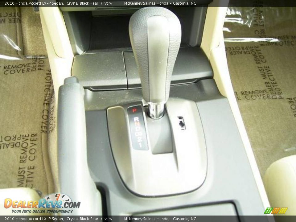 2010 Honda Accord LX-P Sedan Crystal Black Pearl / Ivory Photo #23