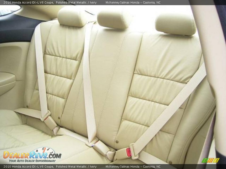 2010 Honda Accord EX-L V6 Coupe Polished Metal Metallic / Ivory Photo #12