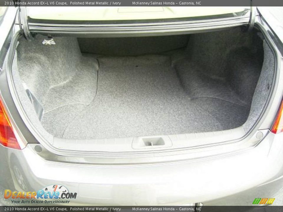 2010 Honda Accord EX-L V6 Coupe Polished Metal Metallic / Ivory Photo #13