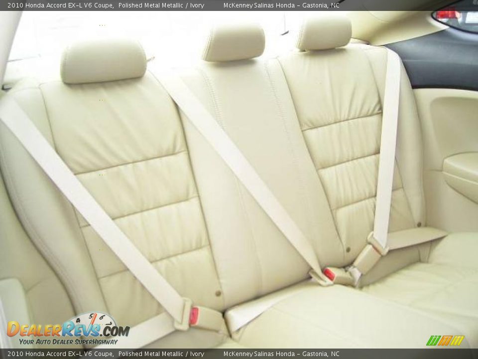 2010 Honda Accord EX-L V6 Coupe Polished Metal Metallic / Ivory Photo #14