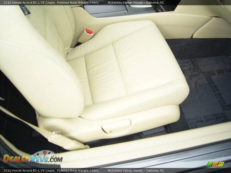 2010 Honda Accord EX-L V6 Coupe Polished Metal Metallic / Ivory Photo #15