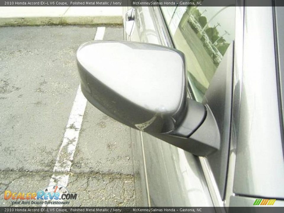 2010 Honda Accord EX-L V6 Coupe Polished Metal Metallic / Ivory Photo #19