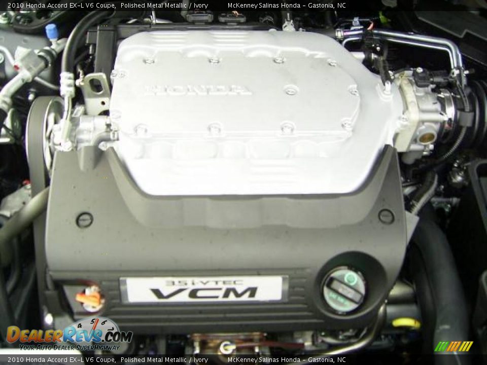 2010 Honda Accord EX-L V6 Coupe Polished Metal Metallic / Ivory Photo #21