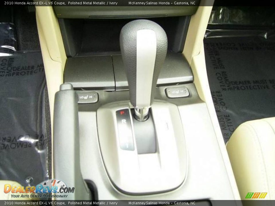 2010 Honda Accord EX-L V6 Coupe Polished Metal Metallic / Ivory Photo #23
