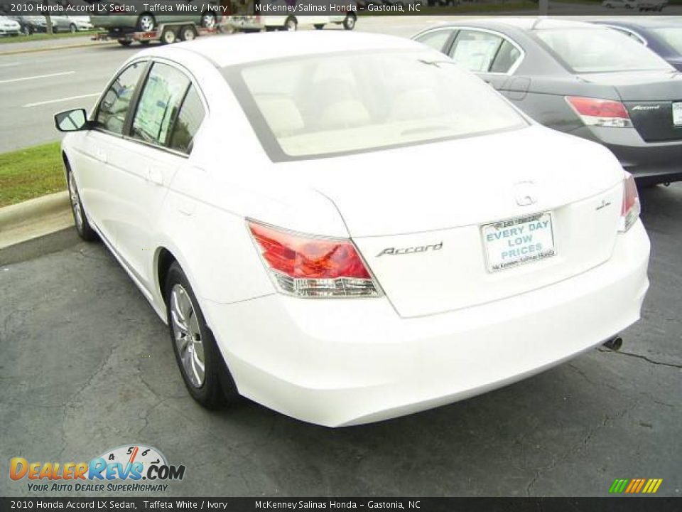2010 Honda Accord LX Sedan Taffeta White / Ivory Photo #2