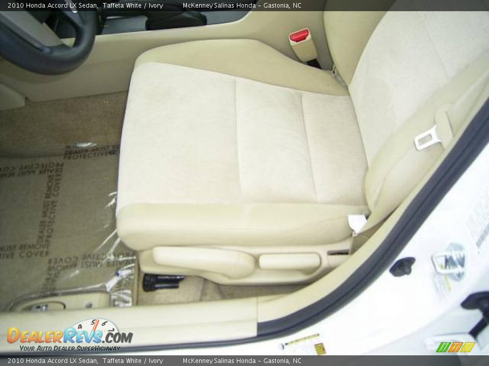 2010 Honda Accord LX Sedan Taffeta White / Ivory Photo #8