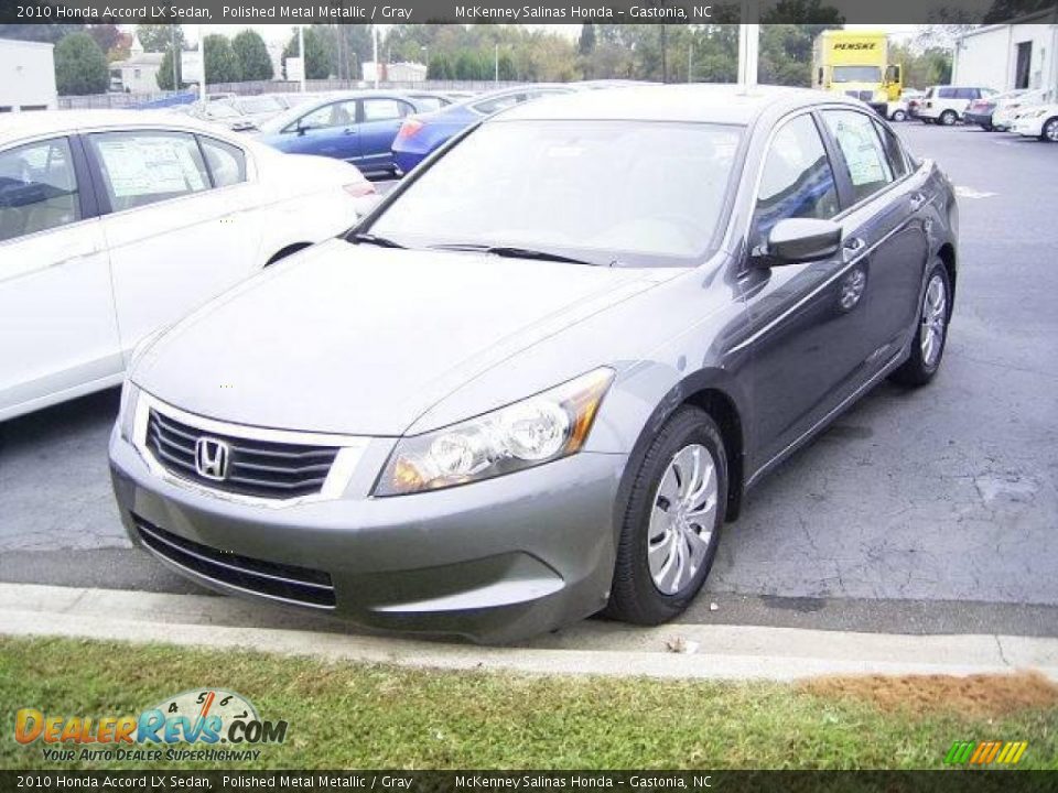 2010 Honda Accord LX Sedan Polished Metal Metallic / Gray Photo #1
