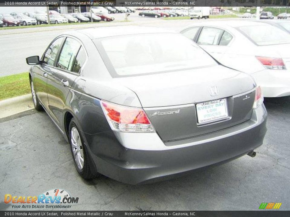 2010 Honda Accord LX Sedan Polished Metal Metallic / Gray Photo #2
