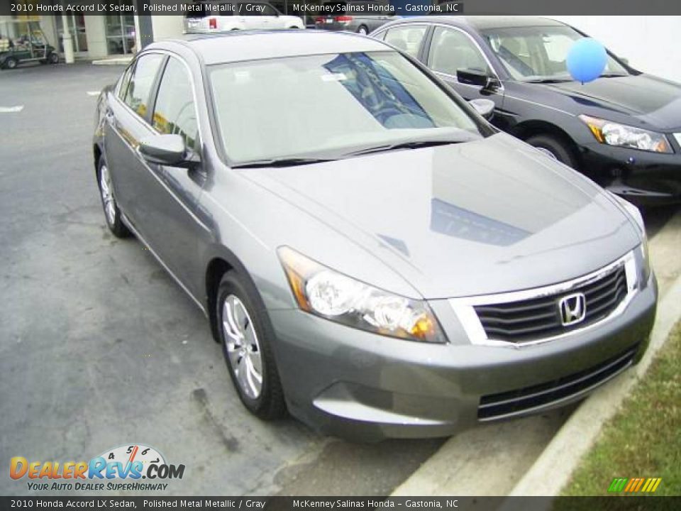 2010 Honda Accord LX Sedan Polished Metal Metallic / Gray Photo #5