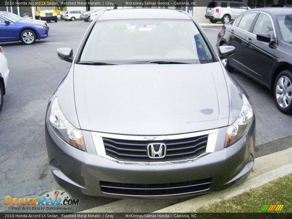 2010 Honda Accord LX Sedan Polished Metal Metallic / Gray Photo #6